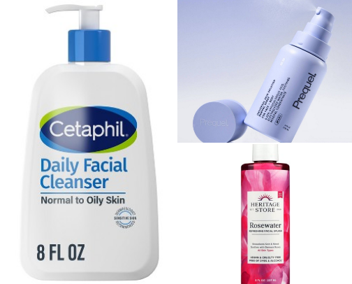 Glowy Morning Skincare Routine cover photo collage