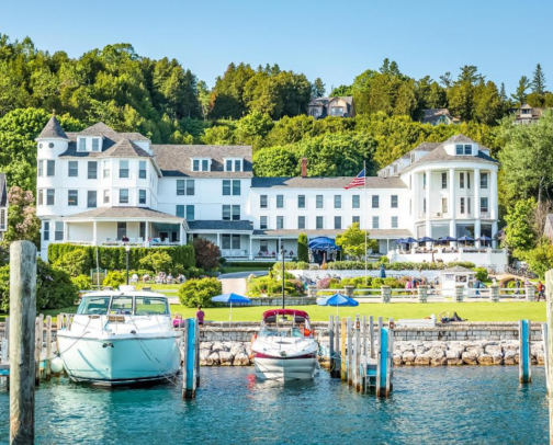 Mackinac Island, Michigan: The Car-Free Guide to Staying, Eating & Exploring cover photo collage