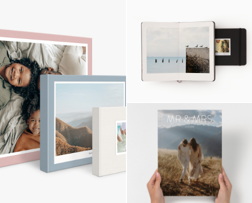 Preserving Memories: Reliable Photo Books & Albums cover photo collage