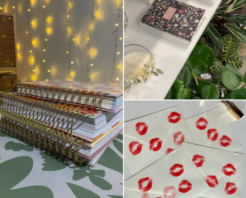 DIY Handmade Stationery Business Starter Kit: Tools & Supplies for Notebooks, Stickers, Notepads, Cards & More cover photo collage