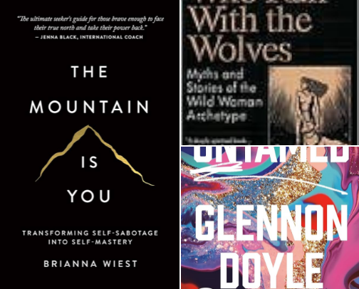 Books for Women Becoming Their Best Selves cover photo collage