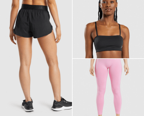 Gymshark cover photo collage