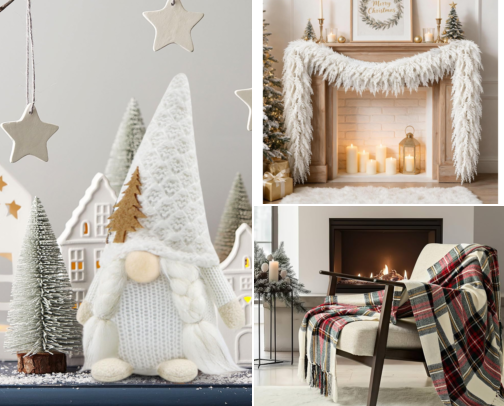 White Christmas Decor Must Have cover photo collage