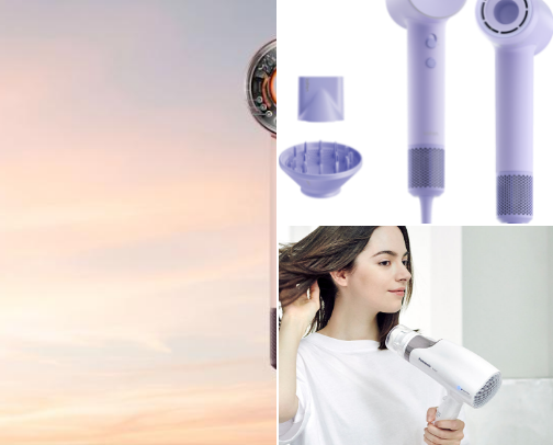 Hair dryer cover photo collage