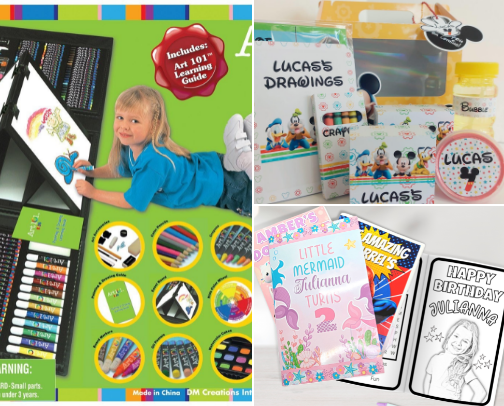 Art Supplies for kids cover photo collage