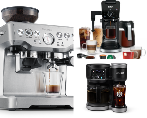 Coffee Machines for your home cover photo collage