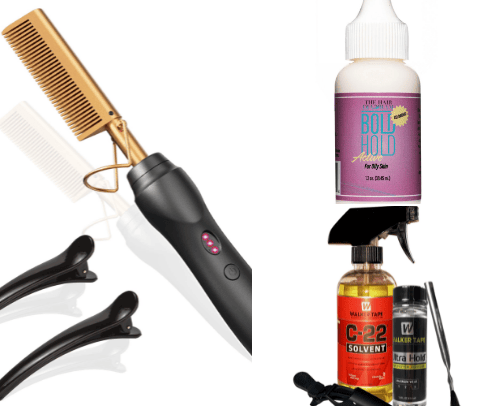 Wig must haves cover photo collage