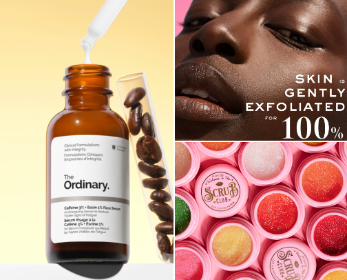 Skincare essentials🎀 cover photo collage