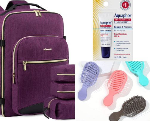 Travel Girl Essentials ✈️💕 cover photo collage