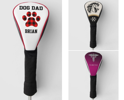 Gifts for Golfers - Golf Club Covers Galore! cover photo collage