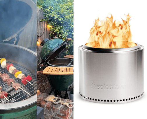 Grillin and chillin cover photo collage