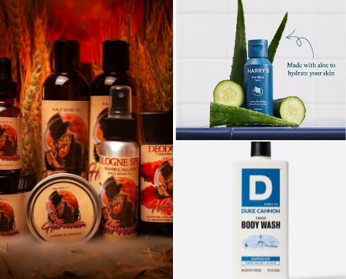 Men’s Hygiene Products cover photo collage