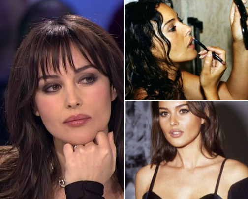 Iconic '90s Monica Belluci's Makeup Look cover photo collage