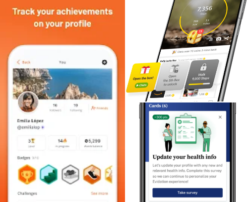 Points &gt; Rewards apps cover photo collage