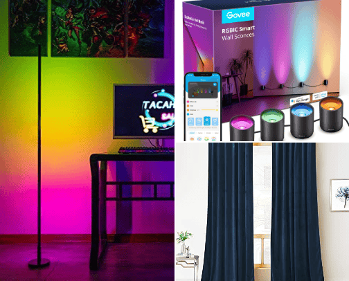 Playroom/family room cover photo collage