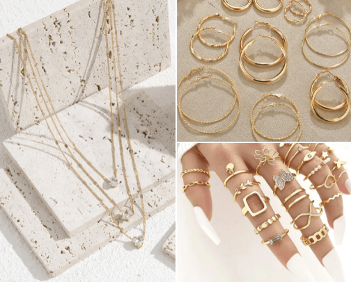 Jewelry cover photo collage