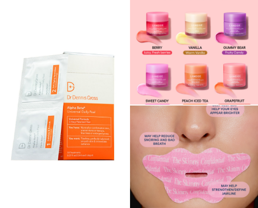 My evening beauty routine cover photo collage