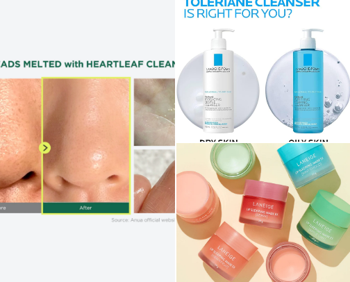 Skincare H⭐️ly Grail🧴 cover photo collage