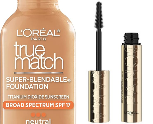 L’Oréal Paris foundation cover photo collage