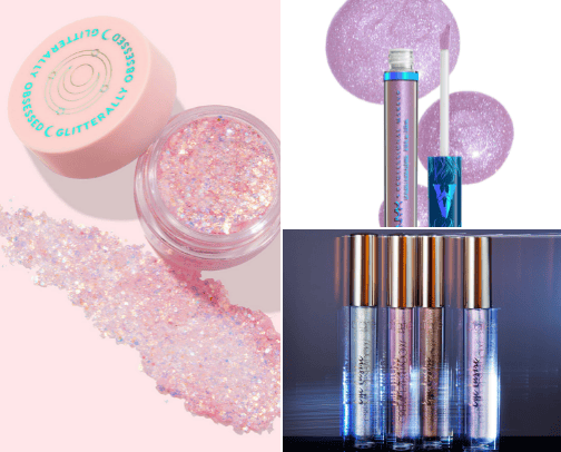 Glitter Makeup 🪩 cover photo collage
