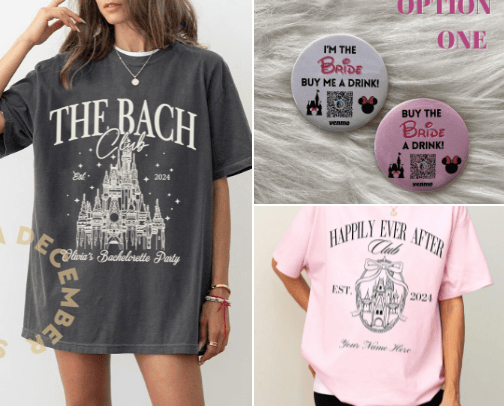 Bachelorette Trip - Disneyland | Walt Disney World cover photo collage