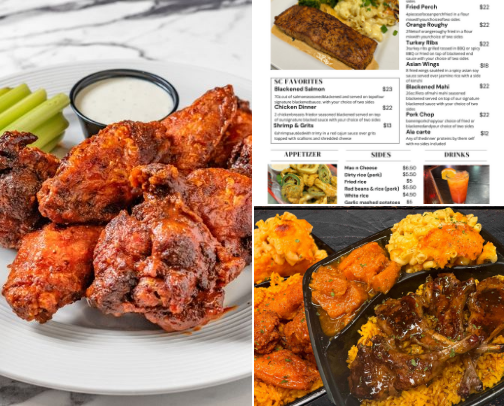 Food Spots That Never Miss &gt; Columbus, OH Edition 🍗🍕🥗🍷 cover photo collage