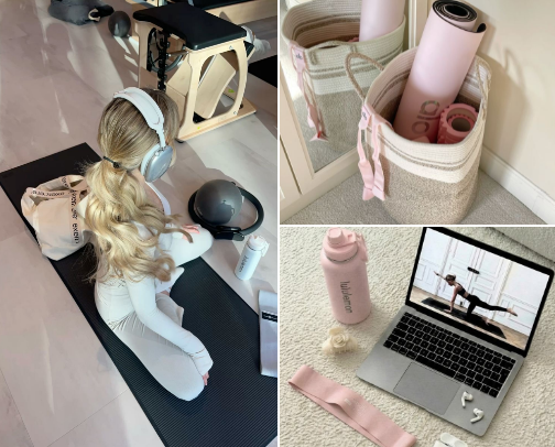 pilates/yoga intro vibes ⚘ cover photo collage
