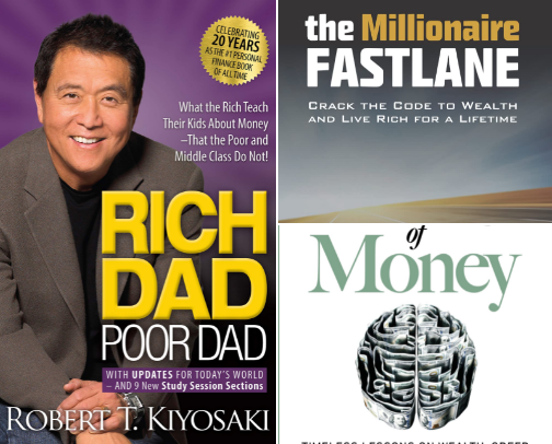 Best Books on Money Management and Building Wealth cover photo collage