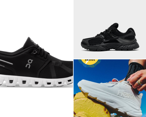 The Gym Shoe GOAT List cover photo collage