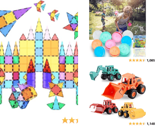 On the Go Toys for kids! cover photo collage