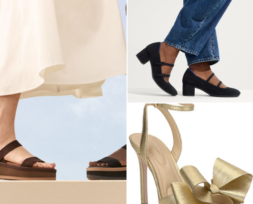Ladies shoes that shout"elegance." cover photo collage