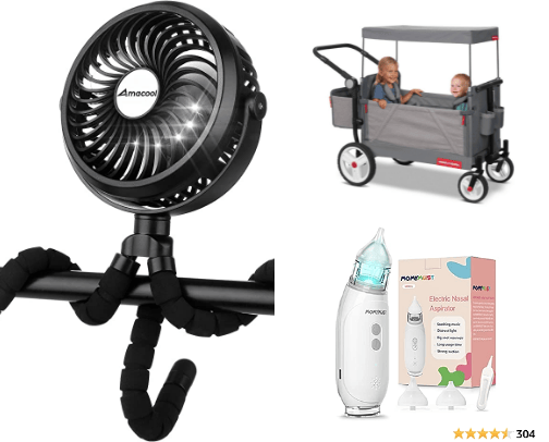favorite baby items🍼 cover photo collage