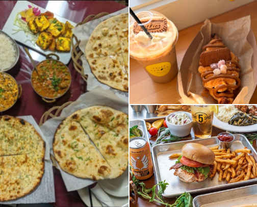 Fave Spots to Eat🍴 and Caffeinate ☕️  in Richmond Hill, GA cover photo collage