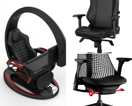 Luxury Gaming Chairs cover photo collage