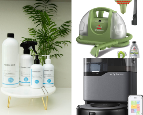 Fresh Scents and Cleaning Essentials for your home/car/laundry cover photo collage