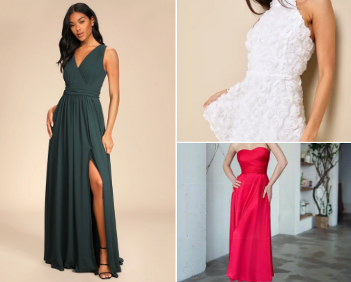 Elegant dresses 👗 cover photo collage