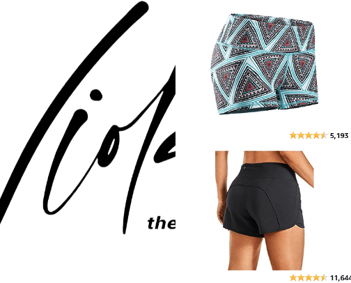 Best workout clothes & supplements cover photo collage