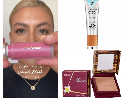Makeup and care🦋 cover photo collage
