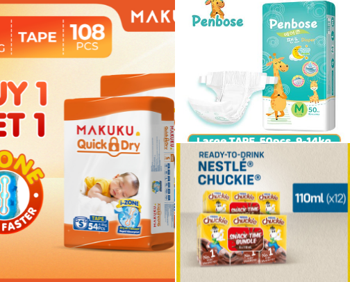 SHOPEEE FINDS ( mom and baby needs) cover photo collage