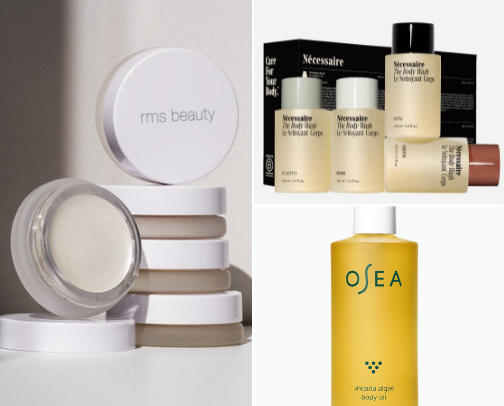 Clean Beauty Essentials 🌿 (Skincare + Makeup) cover photo collage