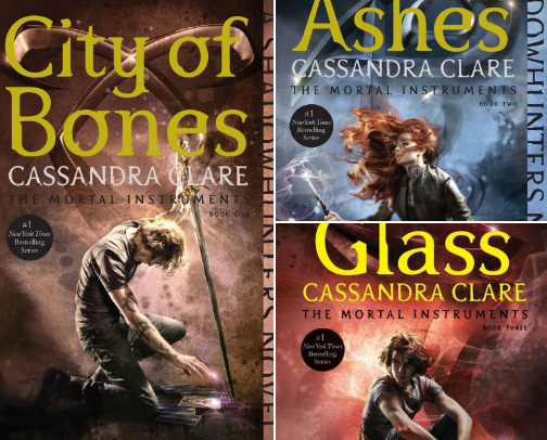 All the Shadowhunter books cover photo collage