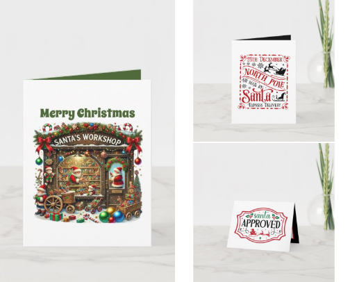 Santa's Workshop  & Office Products! cover photo collage