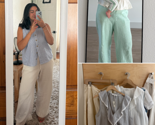 Perfectly Curated Mom Closet | Stylish & Practical Mom Outfits cover photo collage