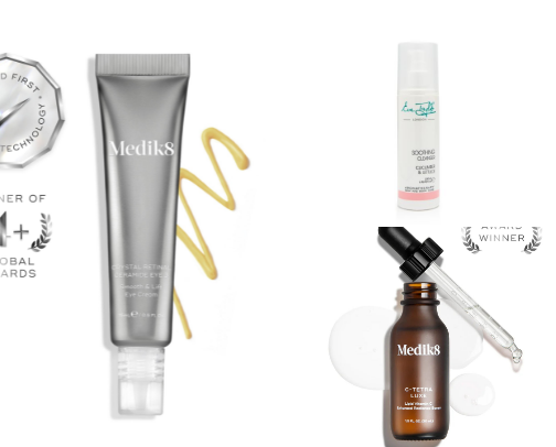 Skincare I use and recommend as an aesthetics nurse. cover photo collage