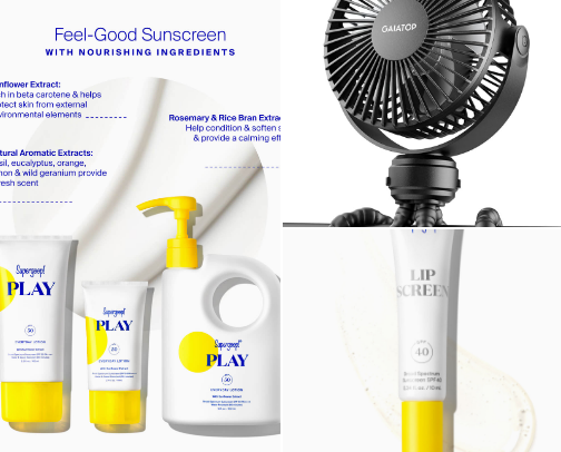 Summertime Necessities cover photo collage