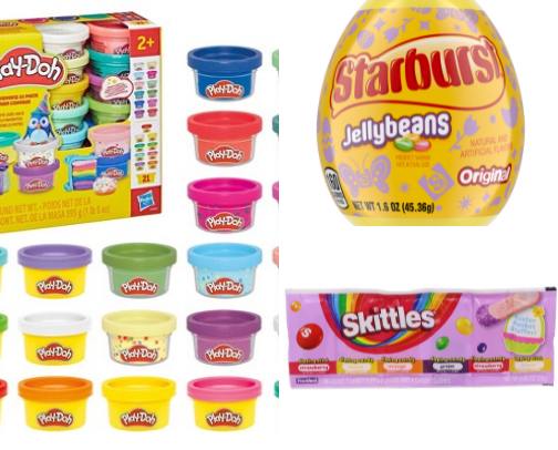Easter basket stuffers cover photo collage