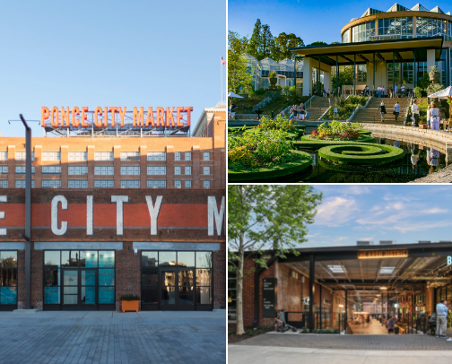 Fun spots to visit in Atl cover photo collage