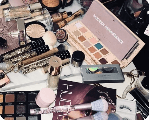 Makeup cover photo collage