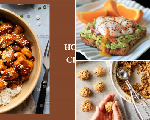 My FAVOURITE high protein meals & snacks 😋 cover photo collage