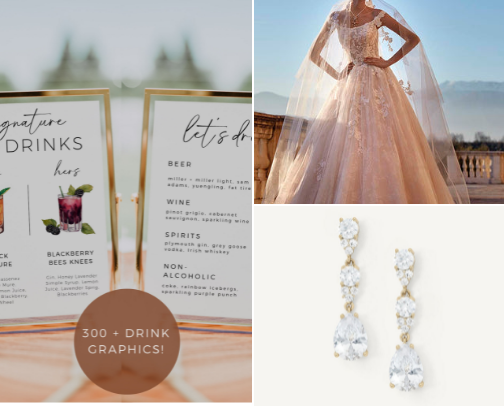 Taylor & Travis’s Dream Wedding ✨💍 cover photo collage